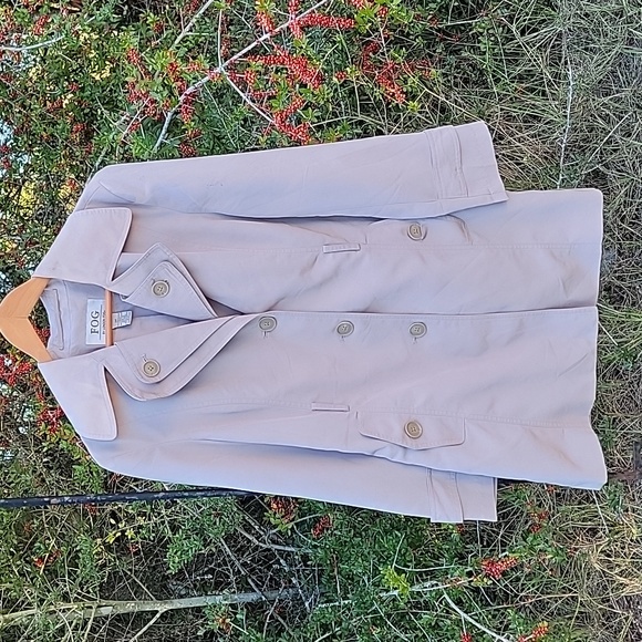 Vintage London Fog Khaki Jacket Trench Coat - Picture 1 of 4